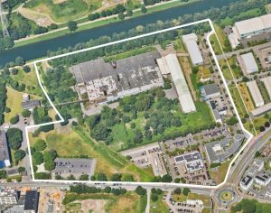 Luftbild mit der Entwicklungsfläche des ForellQuartiers