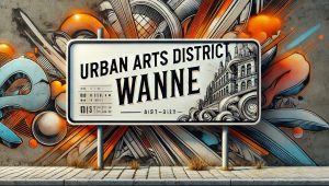 Plakatentwurf zum Urban Arts District der Stadt Herne